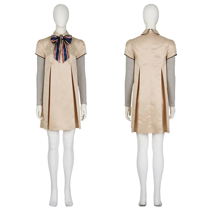 2023 M3gan Costume Killer Doll Megan Dress Coat Cosplay Costume Halloween Outfit