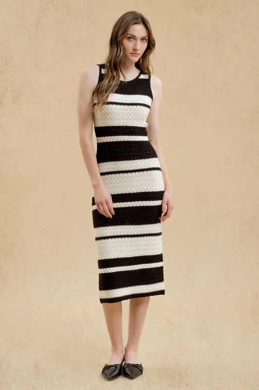 Amanda Crochet Knit Dress