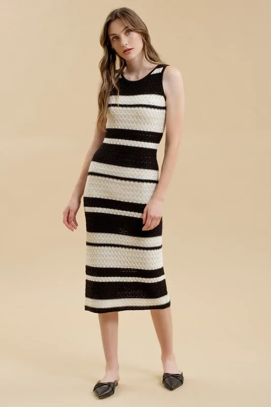 Amanda Crochet Knit Dress