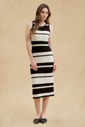 Amanda Crochet Knit Dress