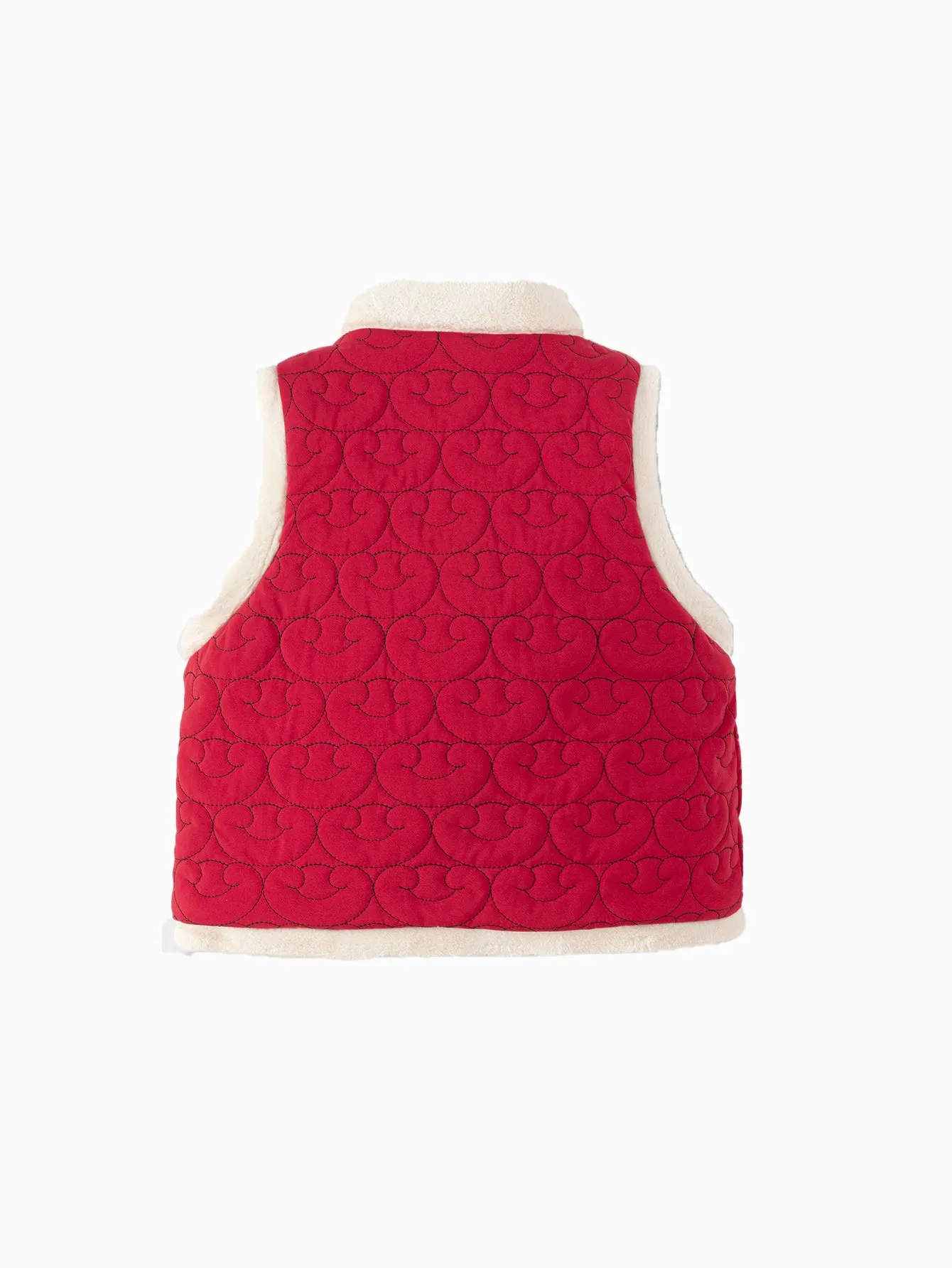 Balabala Baby Cotton Vest 2025 New Boy And Vest New Year's Animal Year Greeting Red