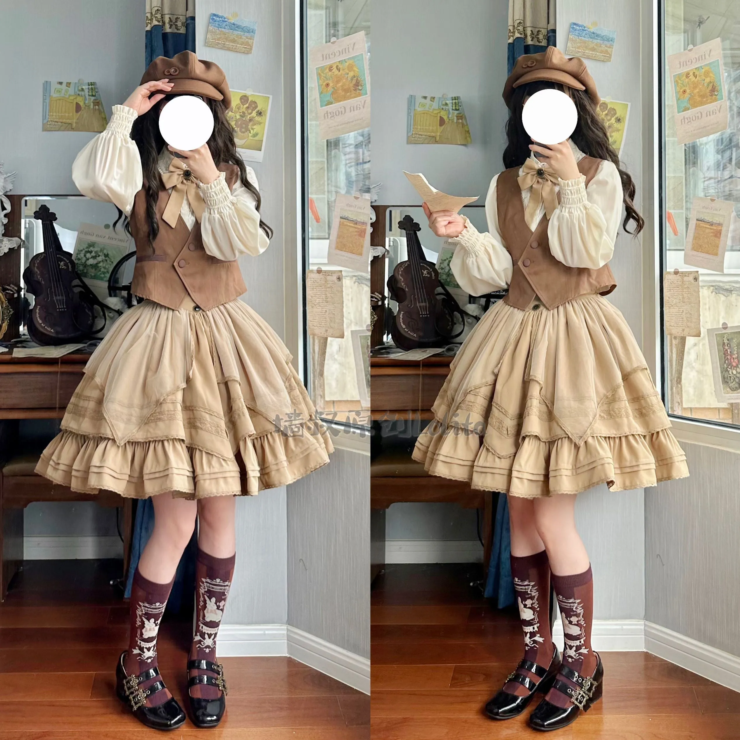 (Buyforme)Uncle Wall Original~Rich Girl~Elegant Lolita SK and Shirt