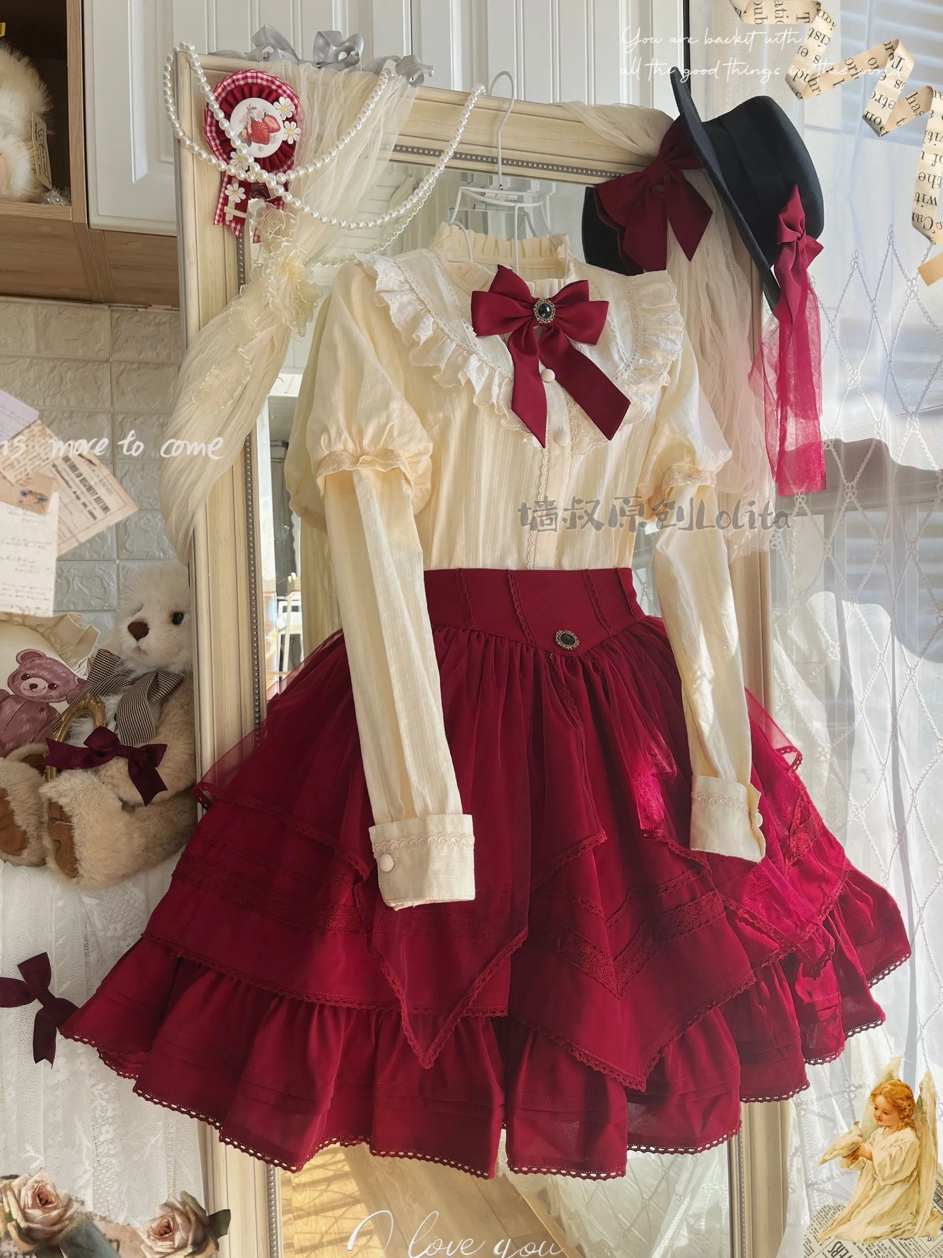 (Buyforme)Uncle Wall Original~Rich Girl~Elegant Lolita SK and Shirt