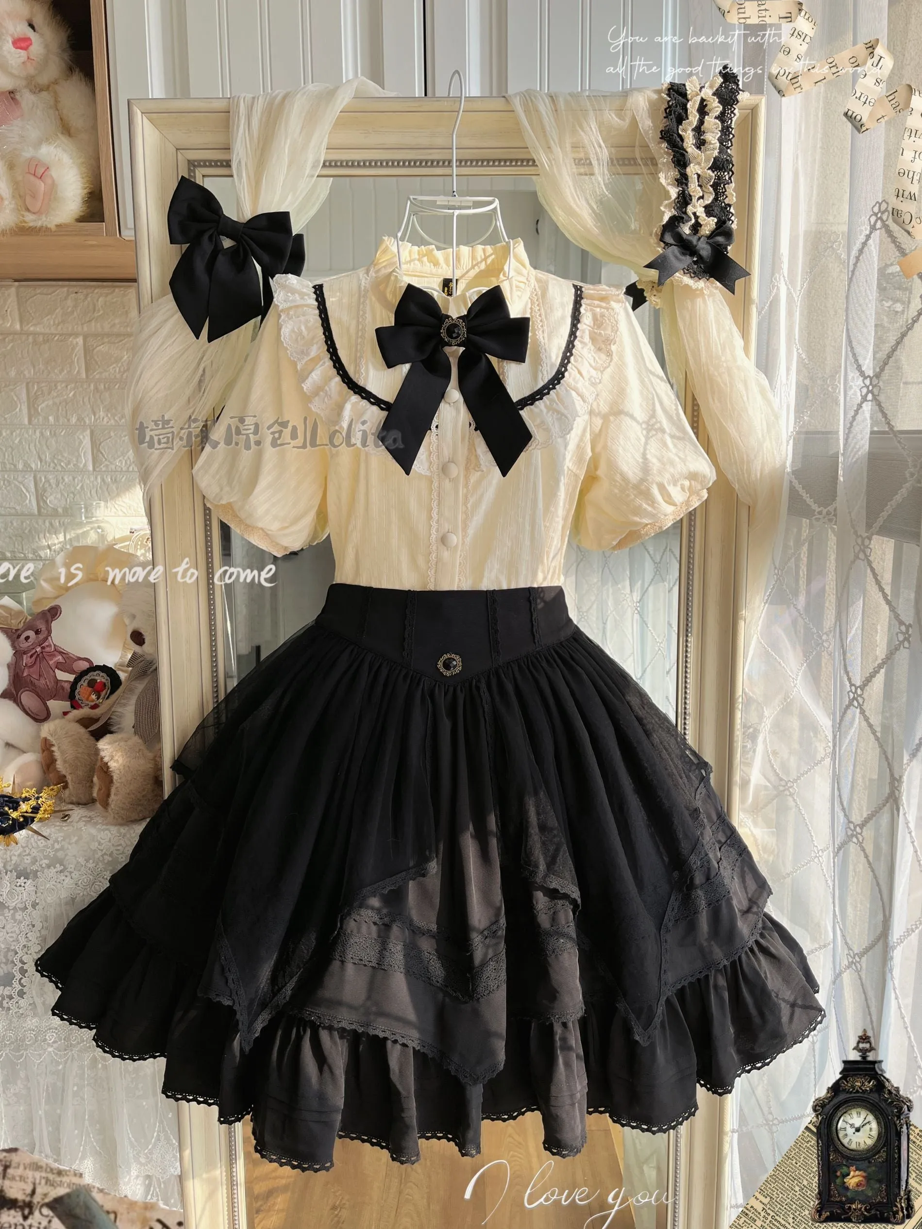 (Buyforme)Uncle Wall Original~Rich Girl~Elegant Lolita SK and Shirt