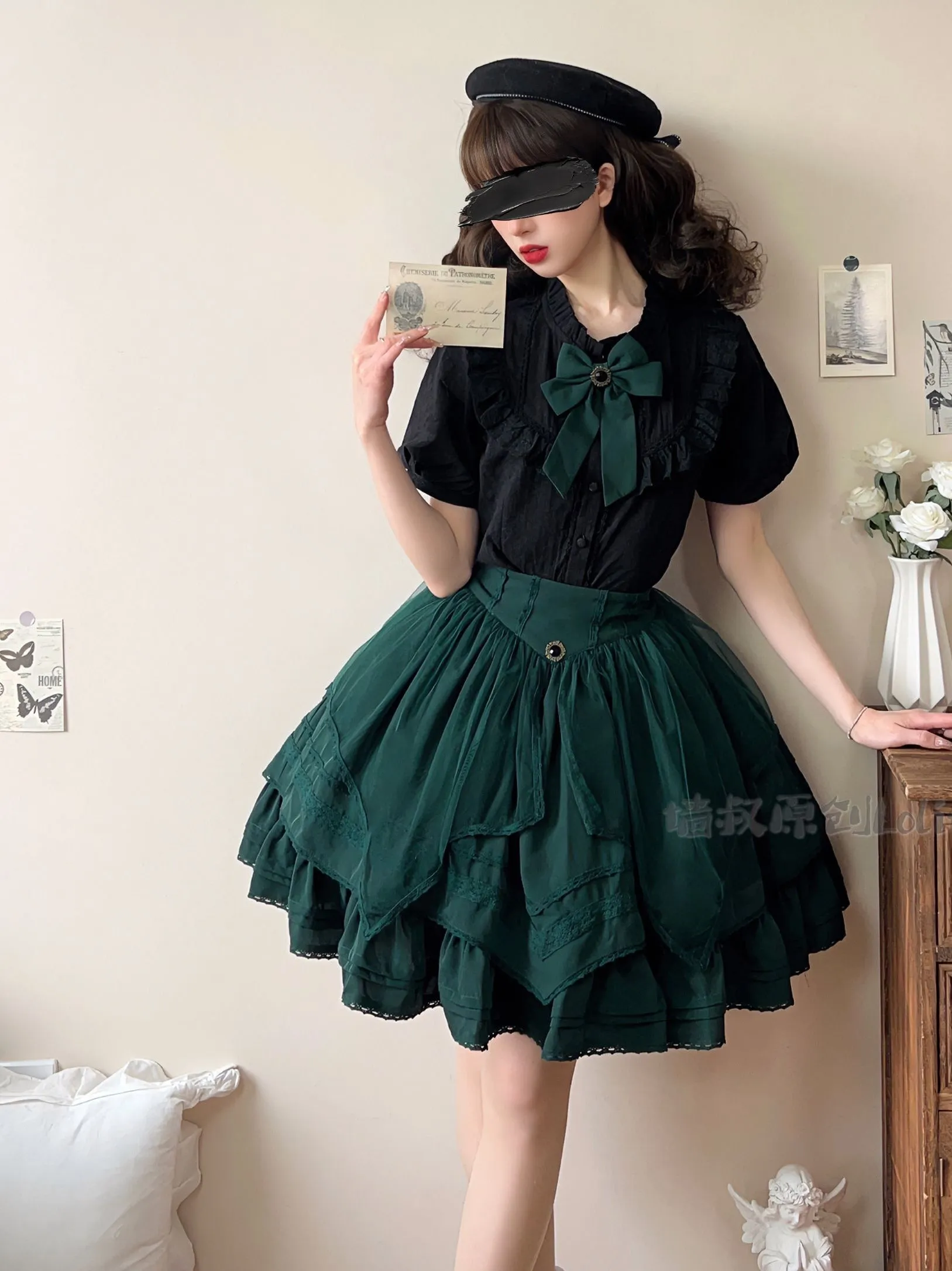 (Buyforme)Uncle Wall Original~Rich Girl~Elegant Lolita SK and Shirt