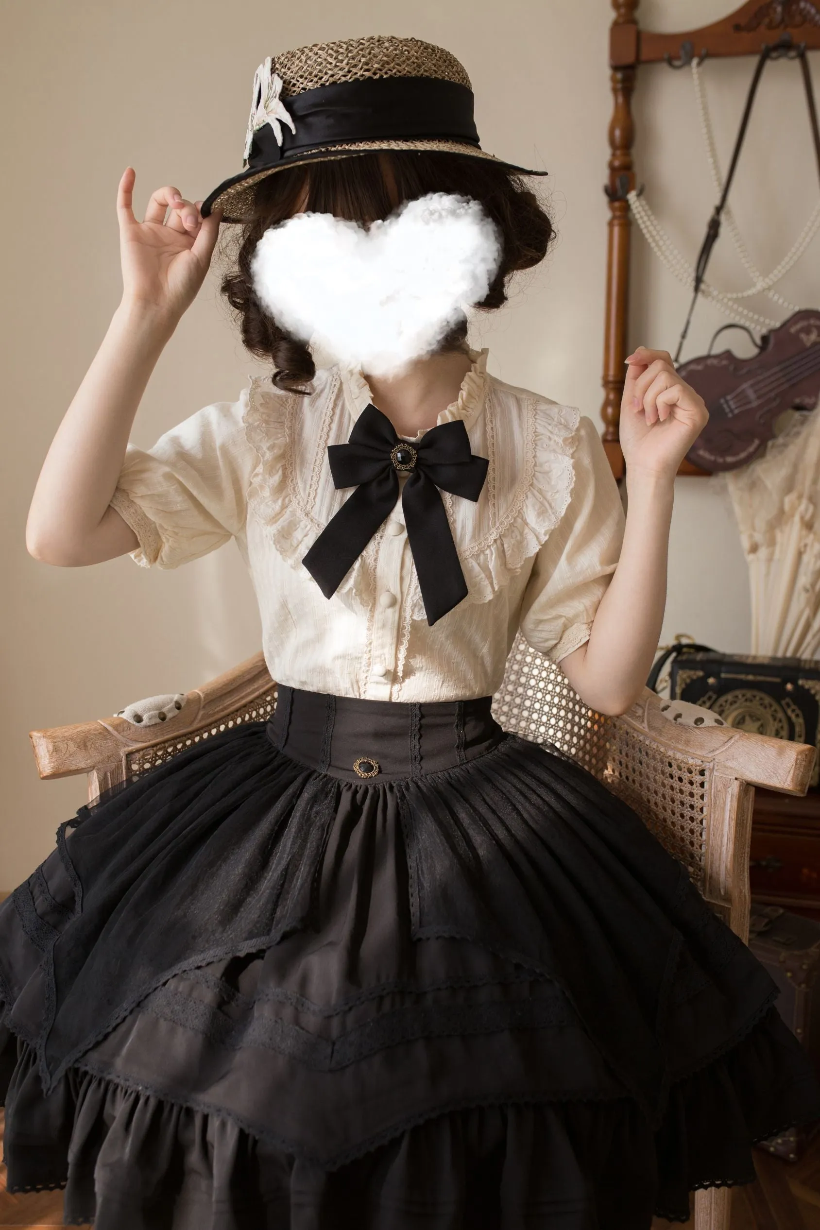 (Buyforme)Uncle Wall Original~Rich Girl~Elegant Lolita SK and Shirt