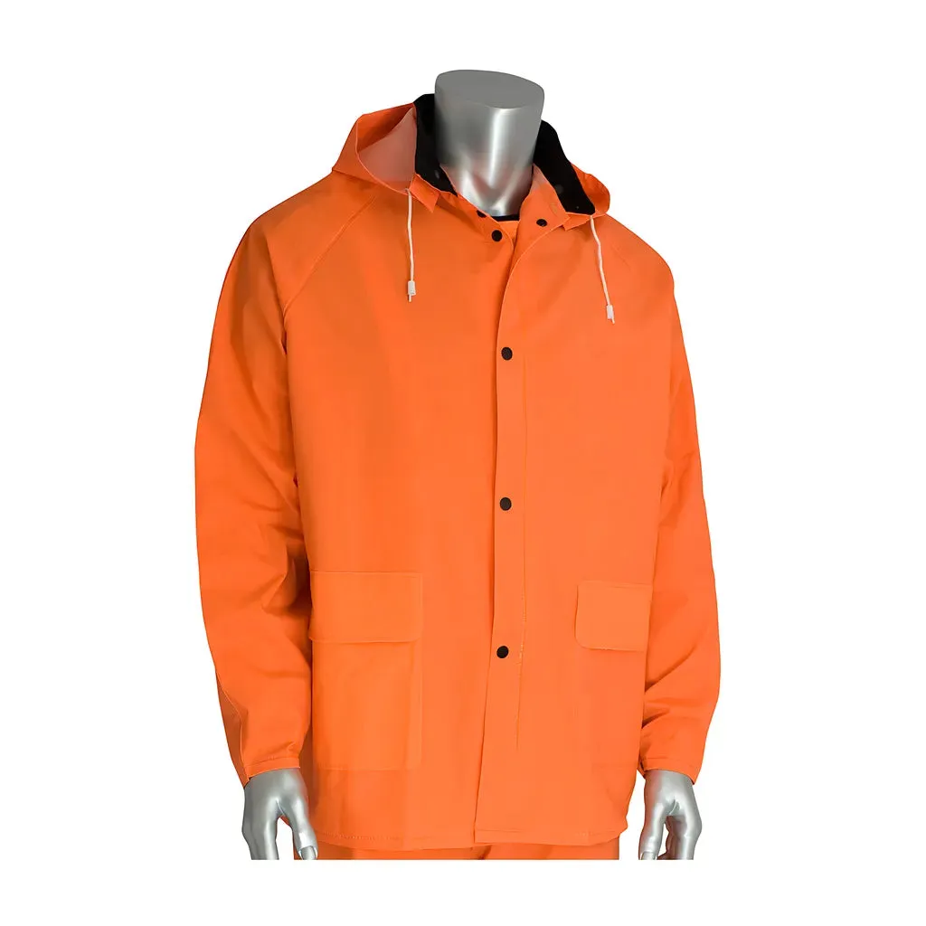 Falcon 201-360S Premium Hi-Vis Three-Piece Rainsuit - 0.35mm