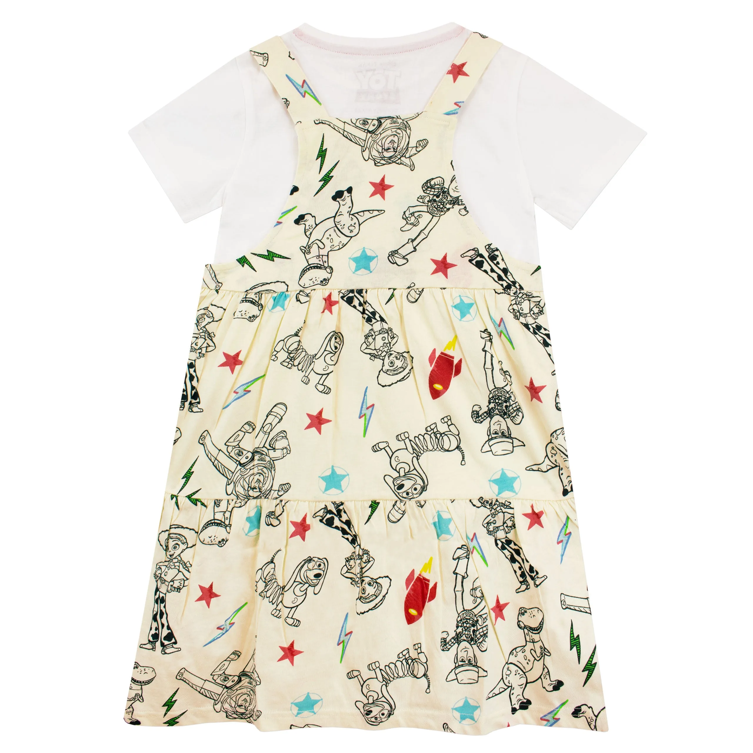 Girls Toy Story Pinnafore Dress Set