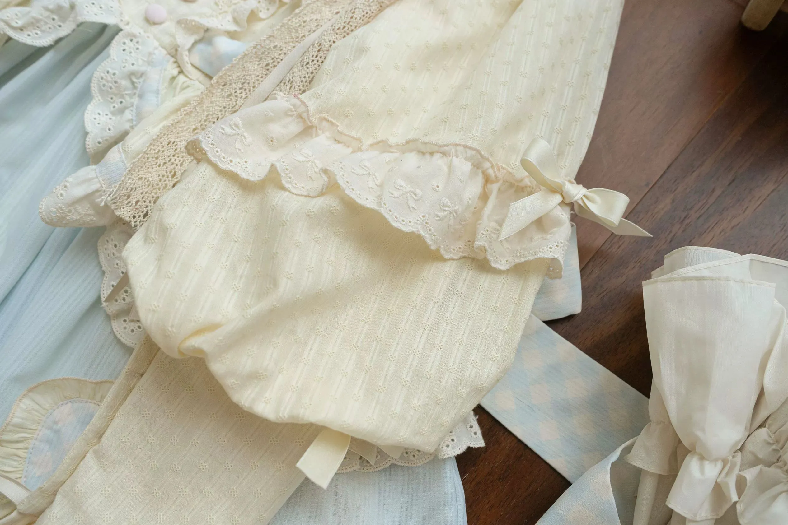 Uncle Wall Original~Sleep Macaron~Sweet Lolita OP Dress Solid Color Dress