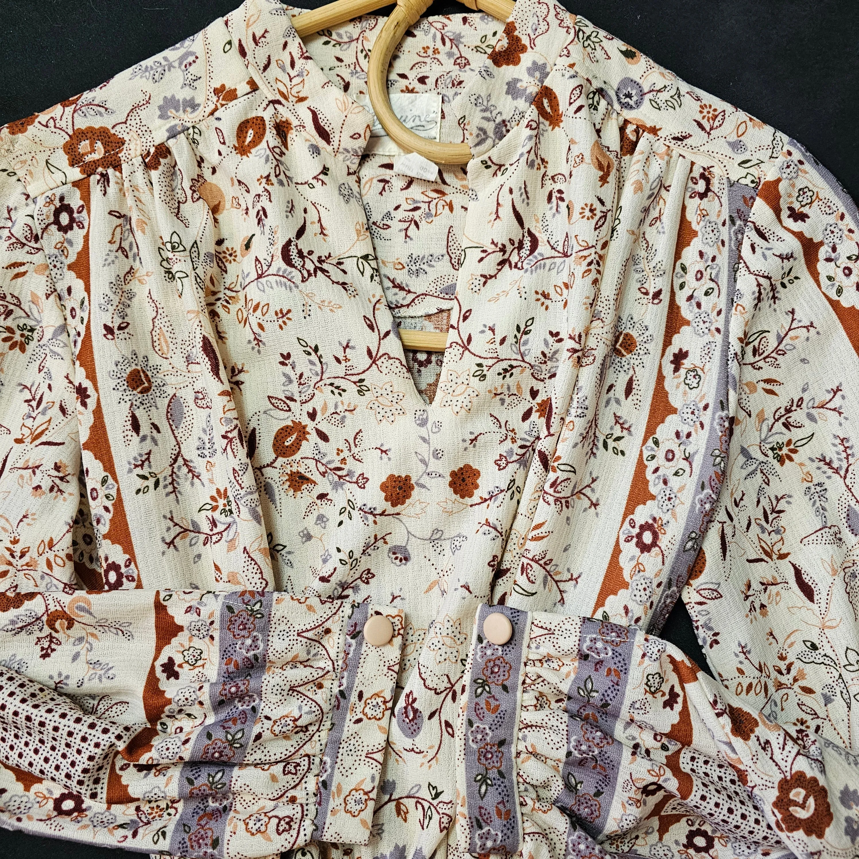 VINTAGE FLORAL PRAIRIE DRESS 12