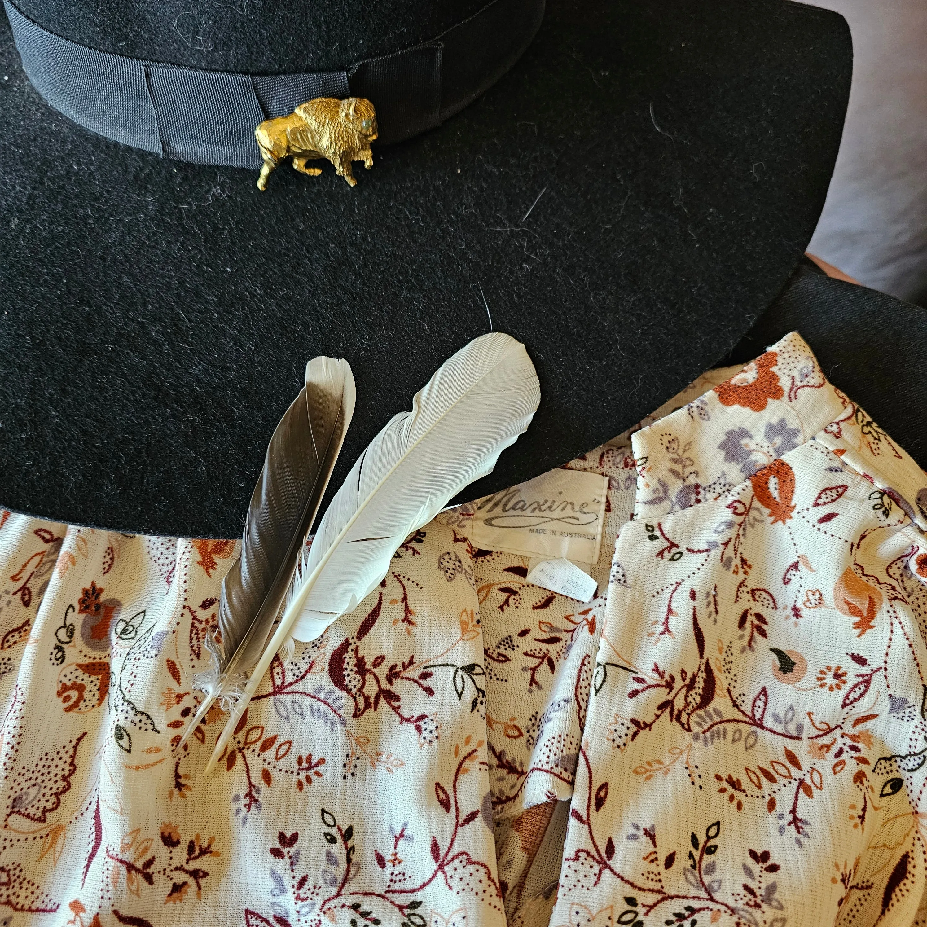 VINTAGE FLORAL PRAIRIE DRESS 12